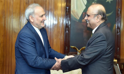 صدر مملکت آصف علی زرداری سے ایران کے سفیر کی ملاقات