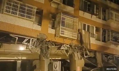 Earthquake of magnitude 6.3 hits Taiwan 