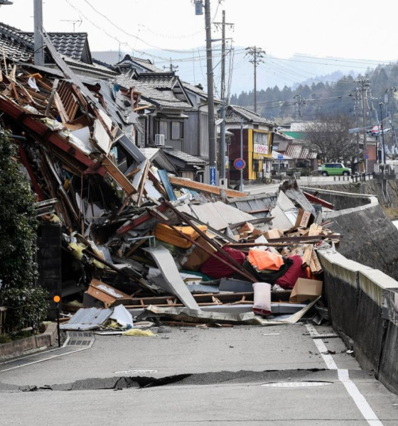 جاپان میں6.9 شدت کا زلزلہ 