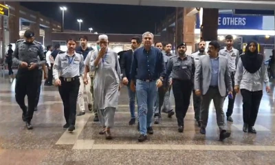 Flight carrying Pakistani students from Bishkek lands at Lahore airport