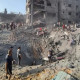 غزہ صورتحال نیتن یاہو کی حکومت کے لیے خطرے کی گھنٹی