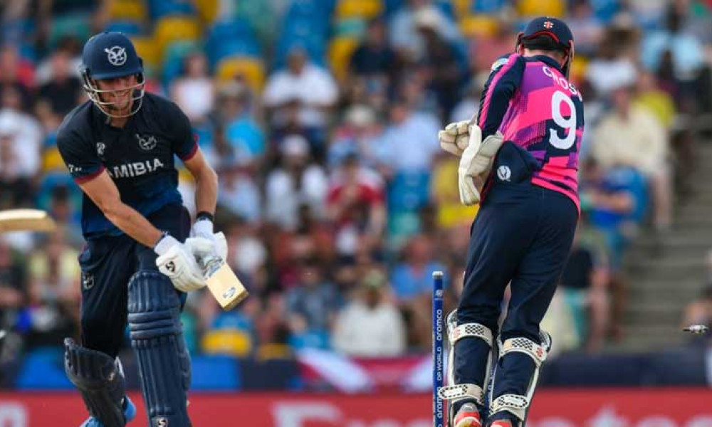 Scotland Beat Namibia By Five Wickets In T20 WC