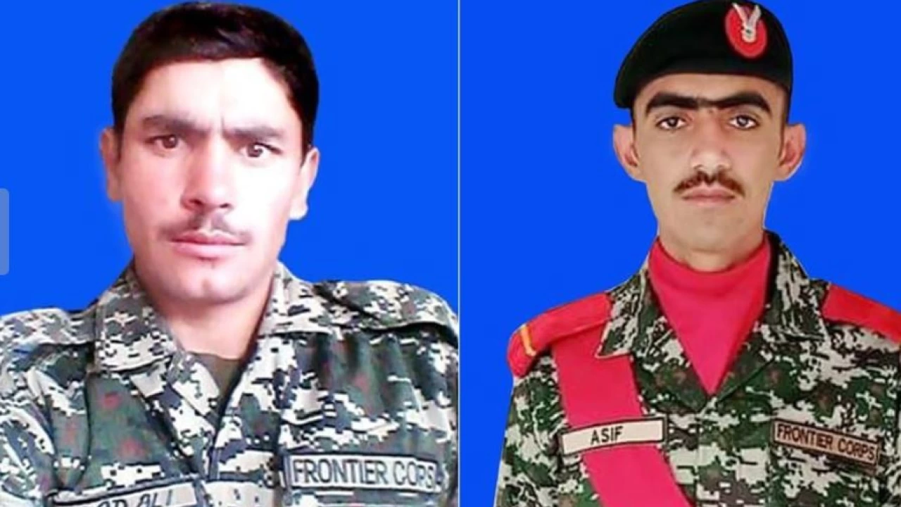 Two soldiers embrace martyrdom in exchange of fire with terrorists along Pak-Afghan border