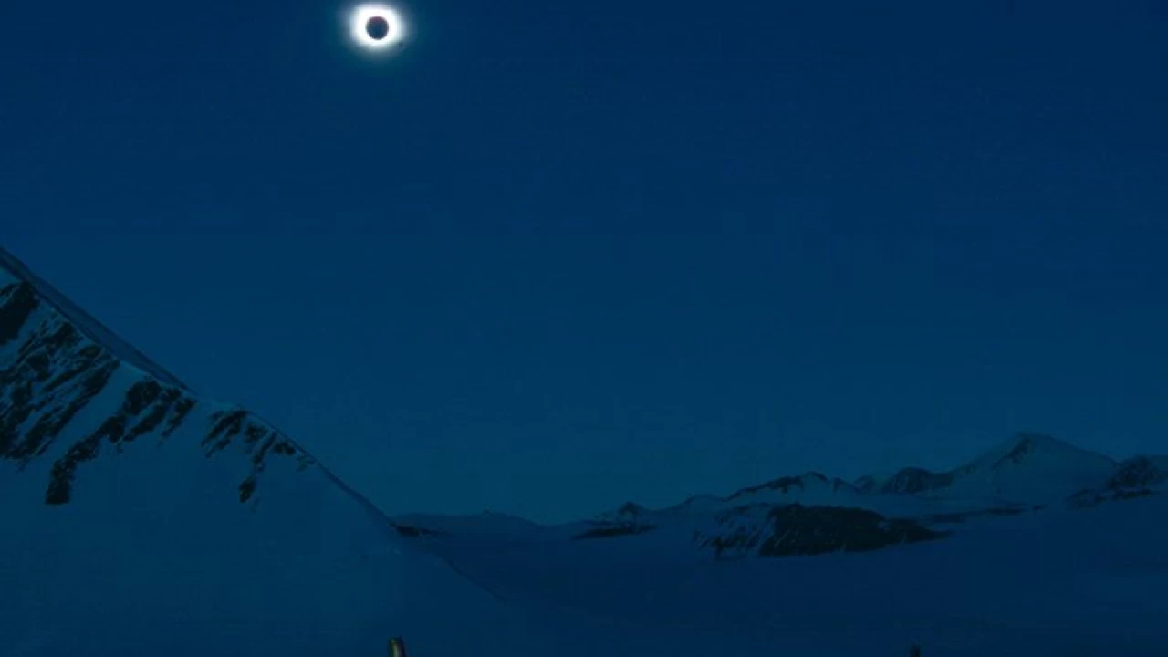 Antarctica witnesses rare total solar eclipse