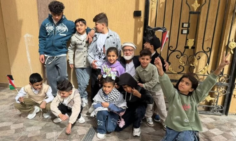 Alkhidmat President Celebrates Eid with Gaza Orphans and Refugees in Cairo