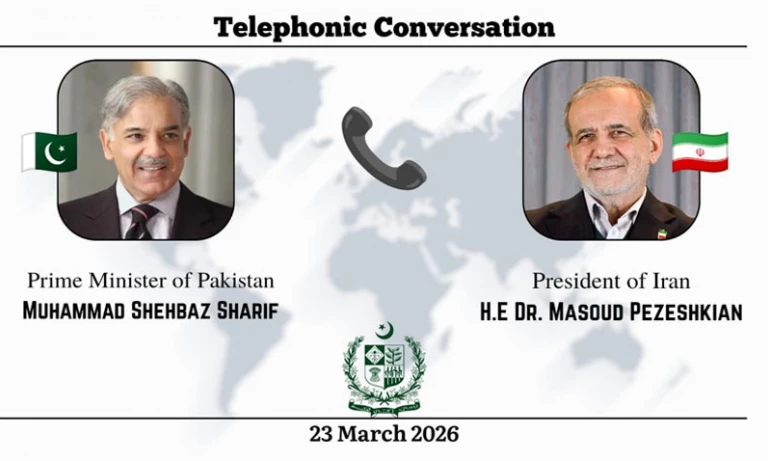 PM Shehbaz Assures Iran of Pakistan's Constructive Role for Regional Peace