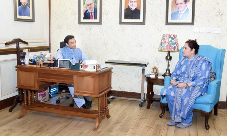 Dr. Lubna Zaheer Updates Hamza Shahbaz Sharif on Film Broadcasting Department's Progress