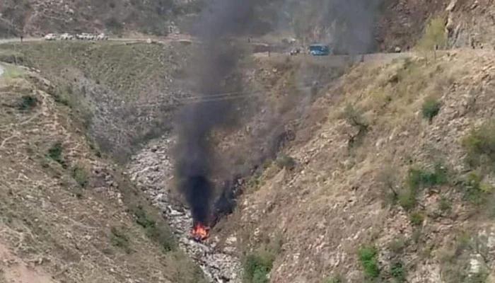 Suicide attack on car in Shangla, six including Chinese citizens killed