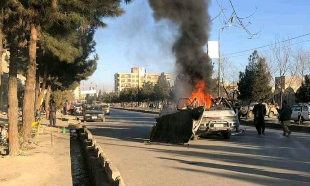 Twin blasts rock Afghan capital