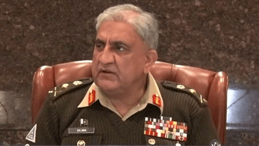 آرمی چیف کا چونڈہ کے قریب چونکی کا دورہ ، فوجی مشقوں کا مشاہدہ