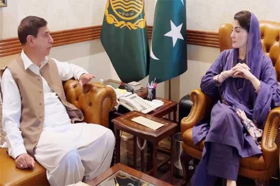 Maryam Nawaz meets Shah Ghulam Qadir