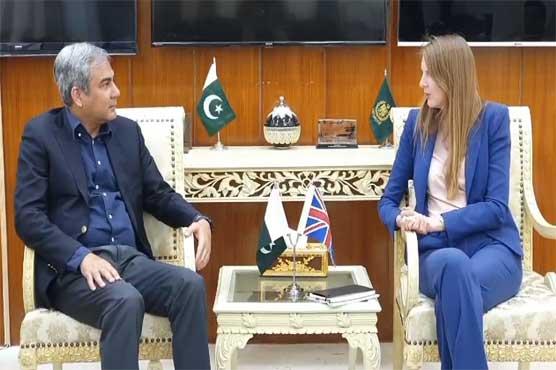 Mohsin Naqvi meets with Jane Marriott