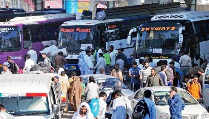 عید سے قبل پبلک ٹرانسپورٹ  کے کرایوں میں اضافہ