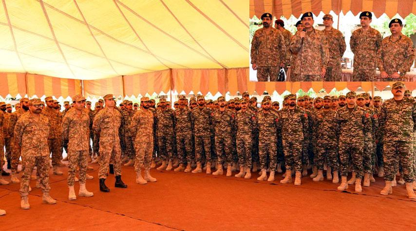 COAS celebrates Eid with troops at frontline in North Waziristan