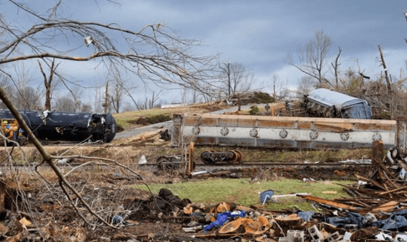  امریکا کی 6 ریاستوں میں طوفانی بگولوں نے تباہی مچا دی، 84 افرادہلاک