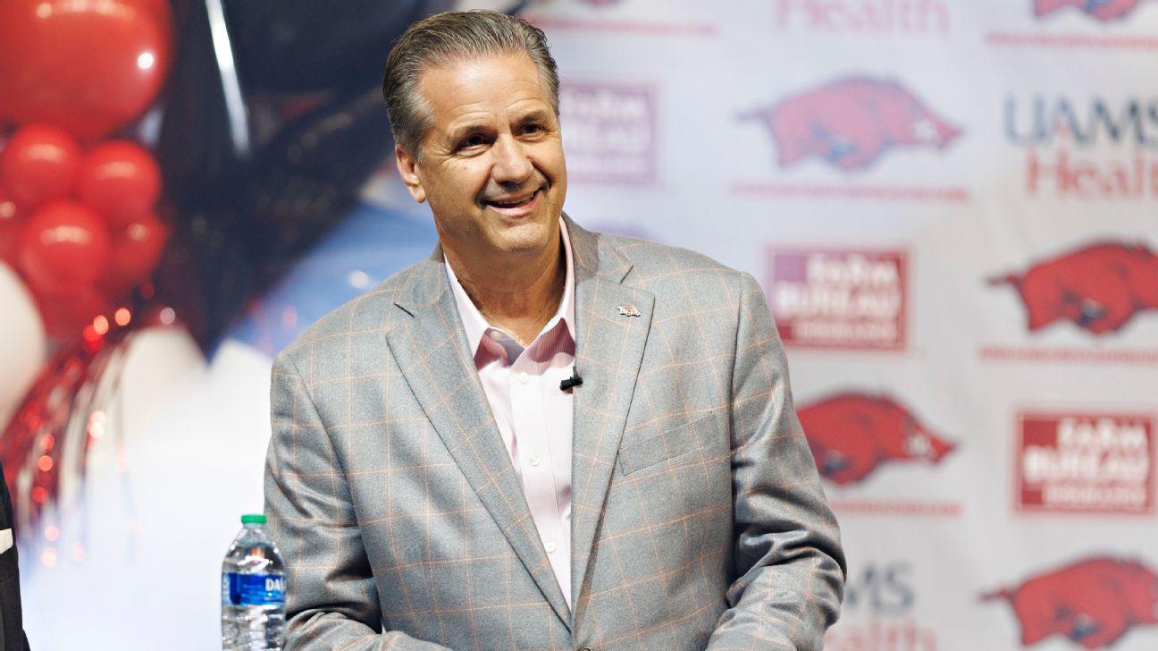 Arkansas' Calipari arrives: 'We've got work to do'