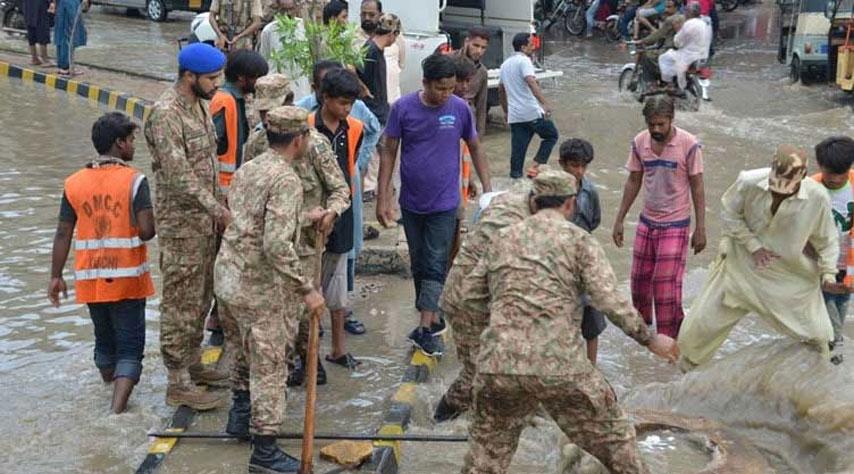 Pakistan Army continues rescue operations in rain-affected areas