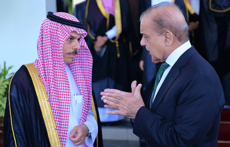 PM Shehbaz Sharif meets Saudi Foreign Minister