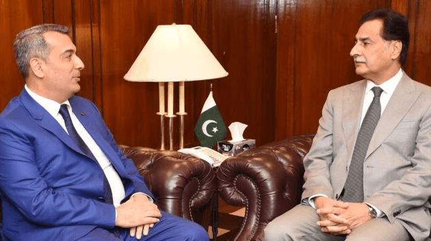سپیکر قومی اسمبلی سردار ایاز صادق سے آذربائیجان کے سفیر کی ملاقات