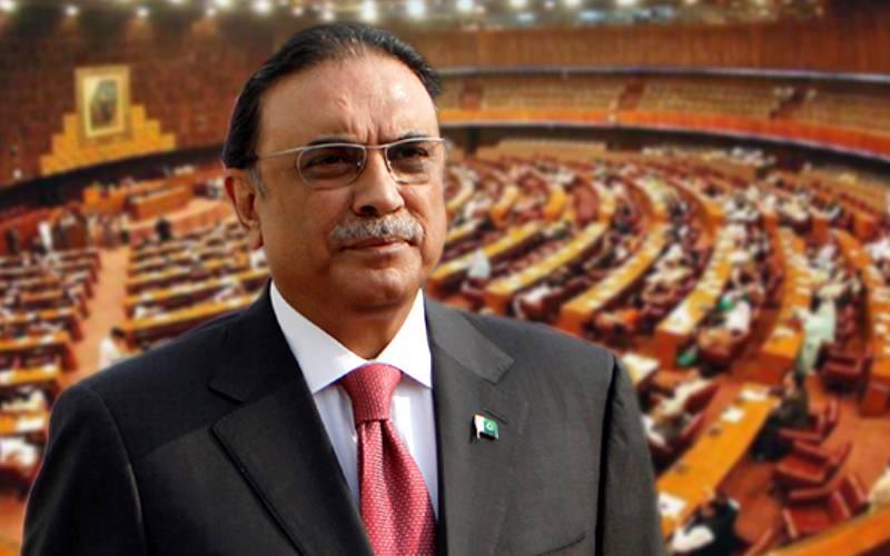 Joint session of Parliament: Zardari's address, opposition protests