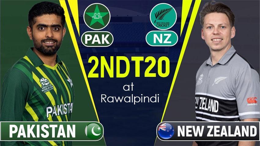 پاک نیوزی لینڈ ٹی 20 سیریز کا دوسرا میچ آج شام کو کھیلا جائے گا