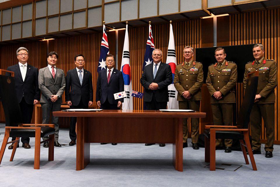 Australia, South Korea sign $1 billion historic defense agreement