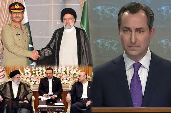 US reacts to Iran’s president visit in Pakistan 