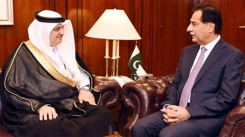 NA Speaker, Saudi Envoy express determination to further expand bilateral ties