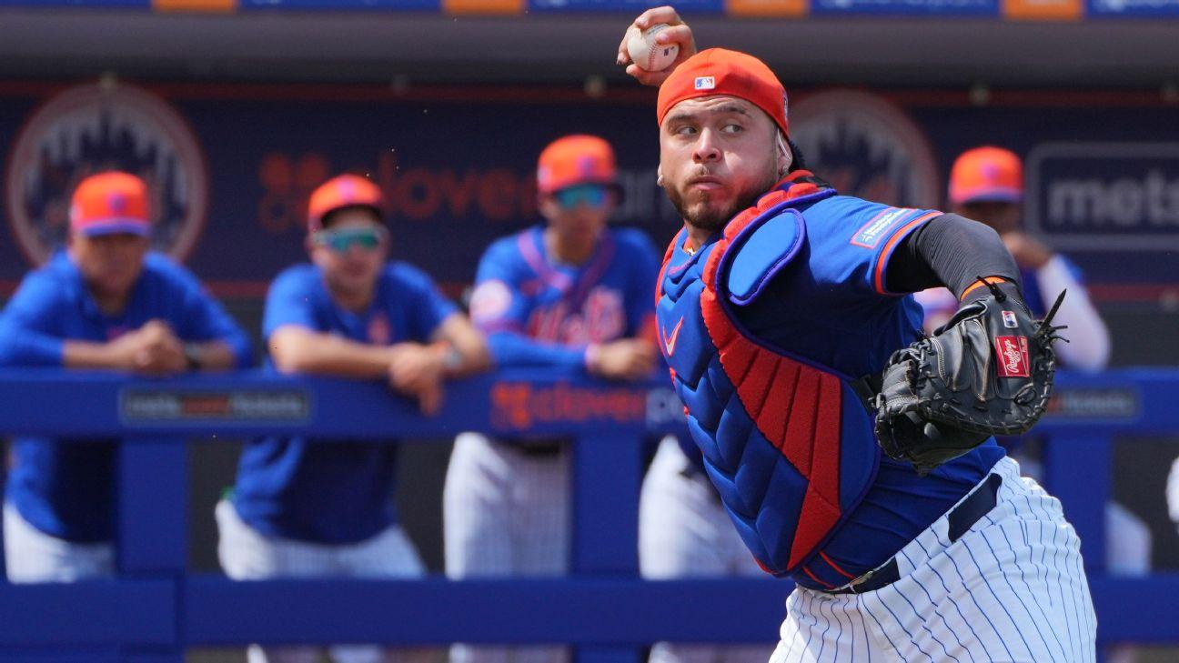 Mets put catcher Alvarez (thumb) on 15-day IL