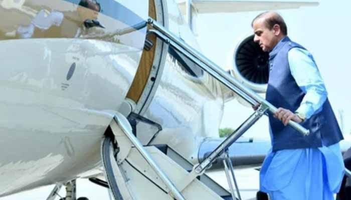 وزیر اعظم شہباز شریف  عالمی اقتصادی فورم میں شمولیت کیلئے  سعودی عرب  روانہ