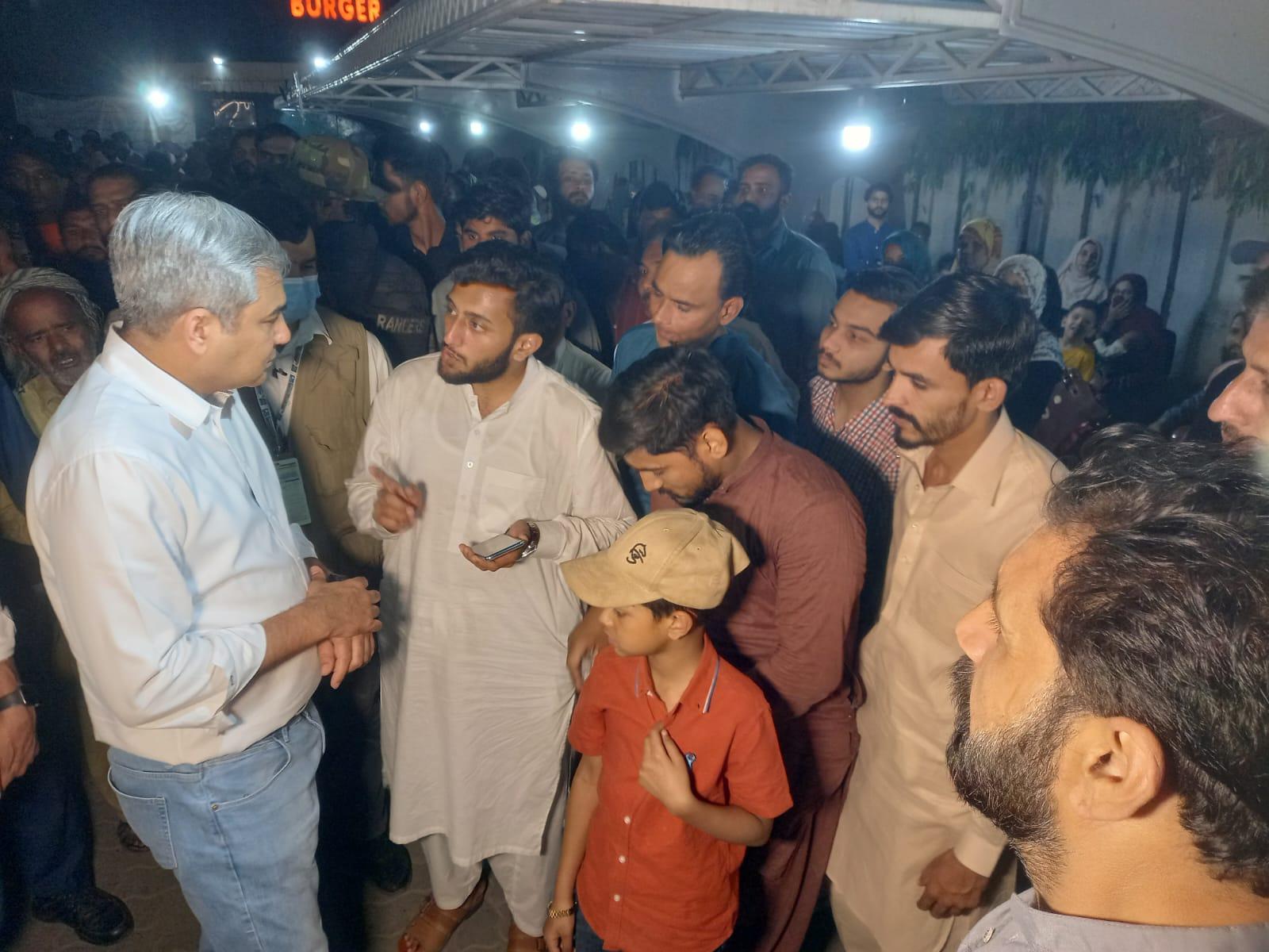 Interior minister visits NADRA center near Shimla Pahari