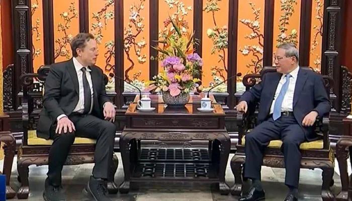 Elon Musk meets Chinese Premier Li Qiang