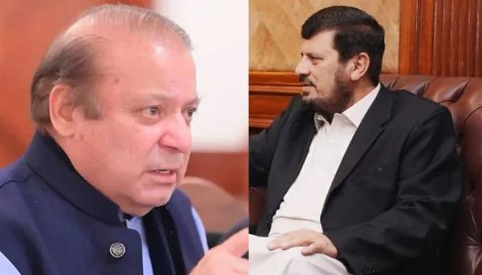 Governor KP Ghulam Ali meets Nawaz Sharif 