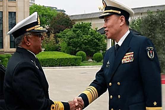 Pakistan Navy chief visits China's People's Liberation Army Navy headquarters