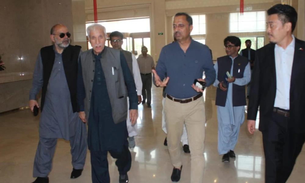 وفاقی وزیر برائے سمندری امور قیصر احمد شیخ کا  گوادر کا دورہ