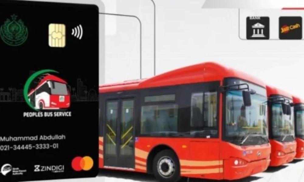 سندھ حکومت نے بس سروس پر سمارٹ کارڈ متعارف کروا دیا