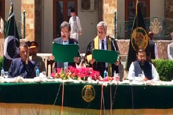 Jaffar Khan swears-in as Balochistan governor