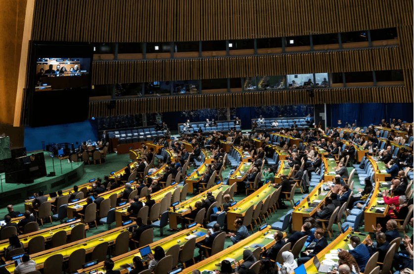 UN General Assembly backs Palestinian bid for membership