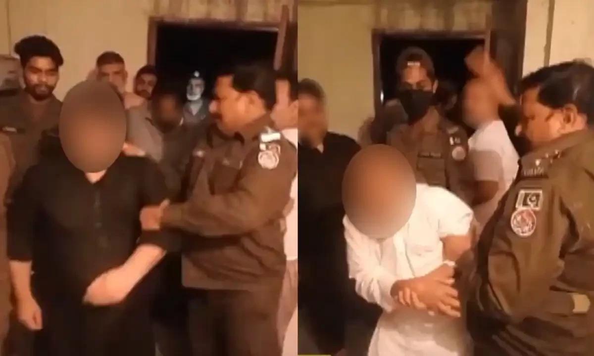 لاہور کے تھانہ انارکلی کے ایس ایچ او کی جانب سے زیر حراست افراد پر تشدد