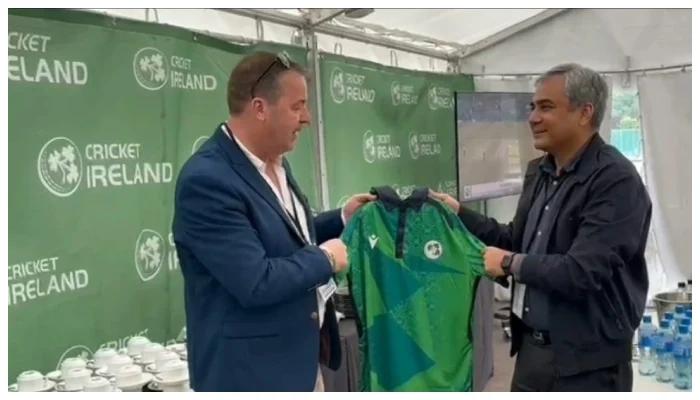 Naqvi meets Chairman of Cricket Ireland