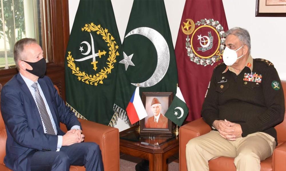 COAS, Czech ambassador discuss mutual interest, regional security including Afghanistan's situation