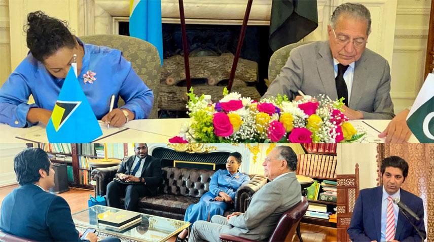 Pakistan, Saint Lucia formalize diplomatic relations