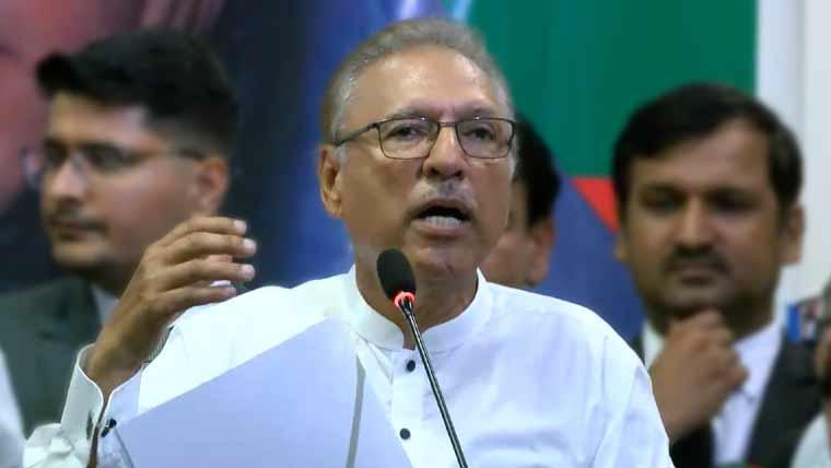 Former President Alvi defends Imran Khan over ‘controversial tweet’