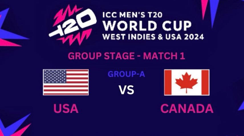 US to face Canada in first Men's T20 WC match tomorrow