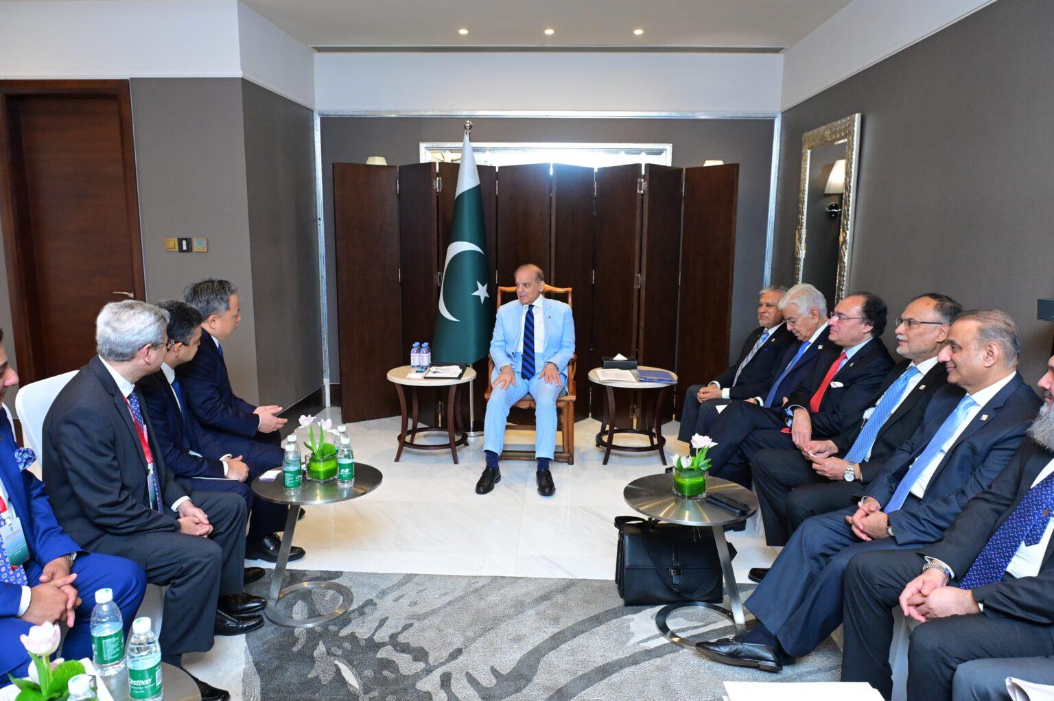 وزیراعظم سے چینی کمپنی ترانشیئن ہولڈنگز کے بانی کی ملاقات