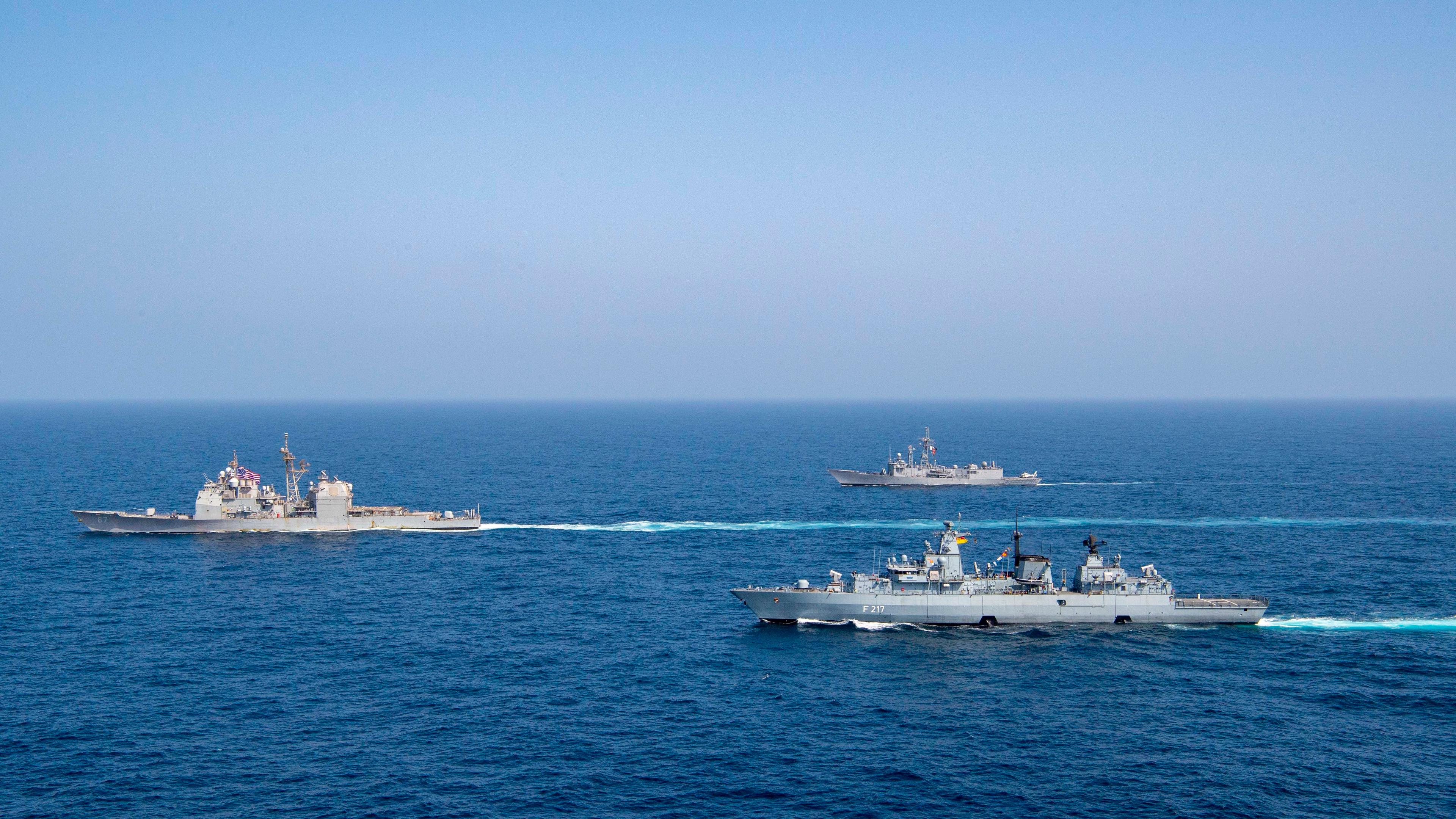 Pakistan Navy ship holds exercises with Japanese, Spanish ships in Indian Ocean