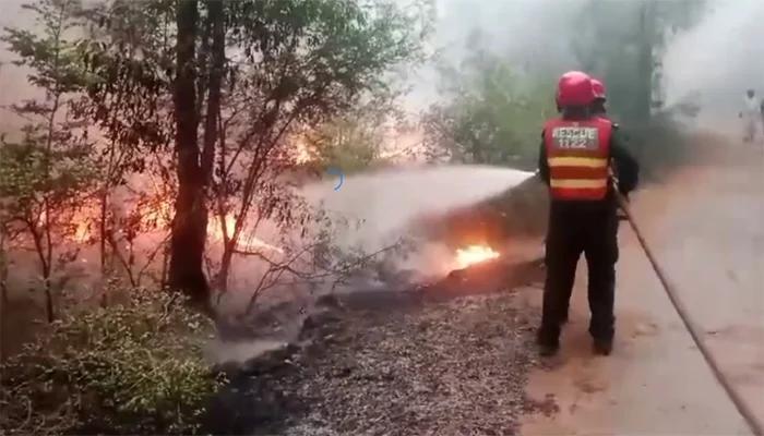 Blaze in Murree forests out of control even after 36 hours