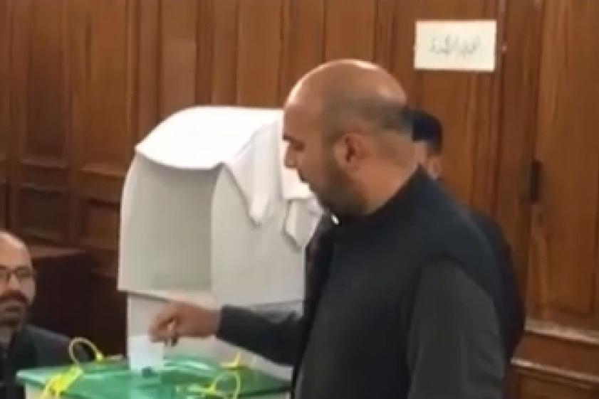 Polling underway for by-election on vacant Senate seat in KP