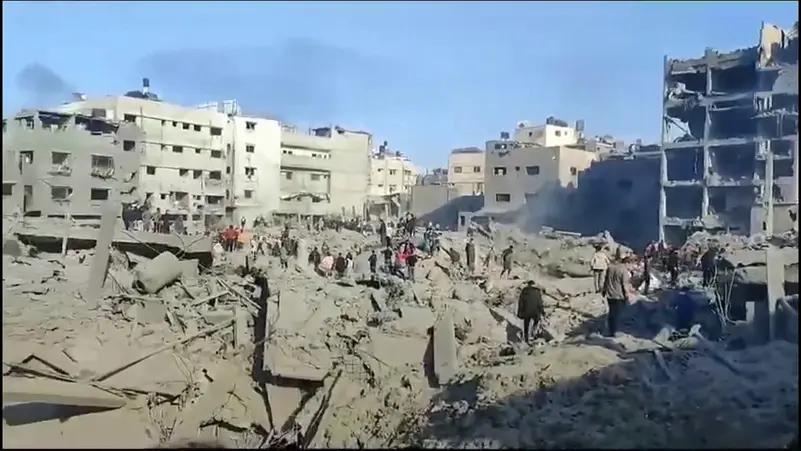اسرائیلی فوج کی شمالی غزہ میں شدید بمباری،50 سے زائد فلسطینی شہید