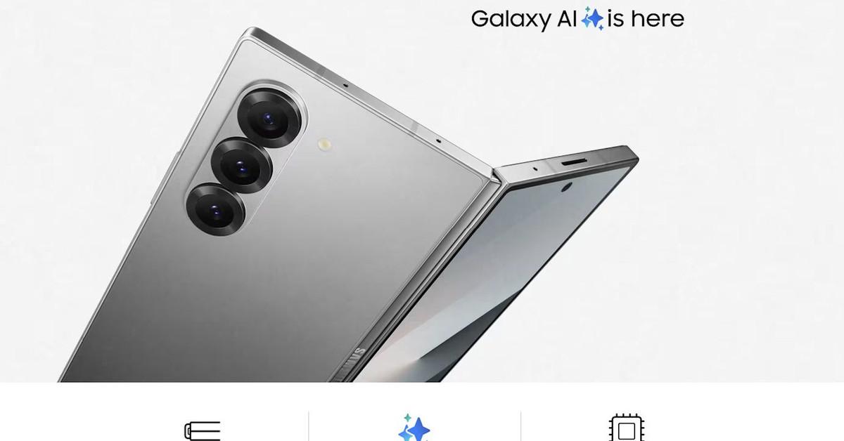 Here’s basically every spec for Samsung’s Z Fold 6 and Z Flip 6